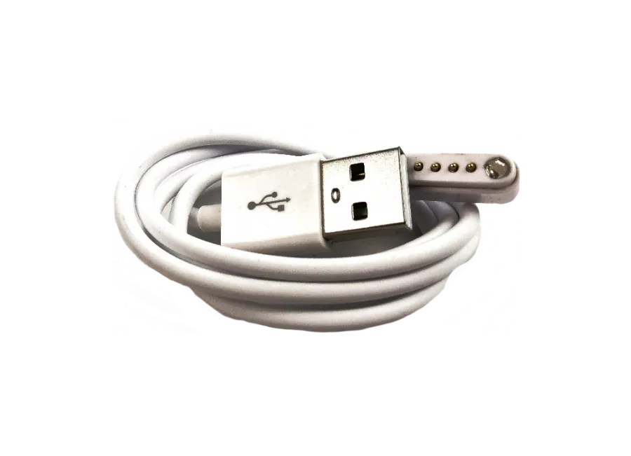 Juneo TKU2MG Magnetisches USB-Kabel – Spezielles 4-Pin Lade- und Datenkabel